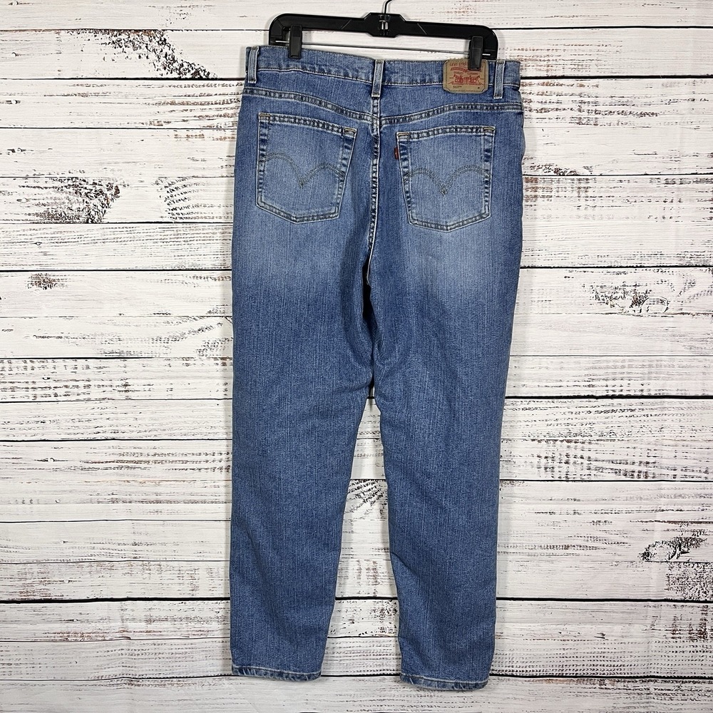 Levis 512 Classic Slim Stretch Jeans Womens Tapered Leg Size 12M Denim High Rise
